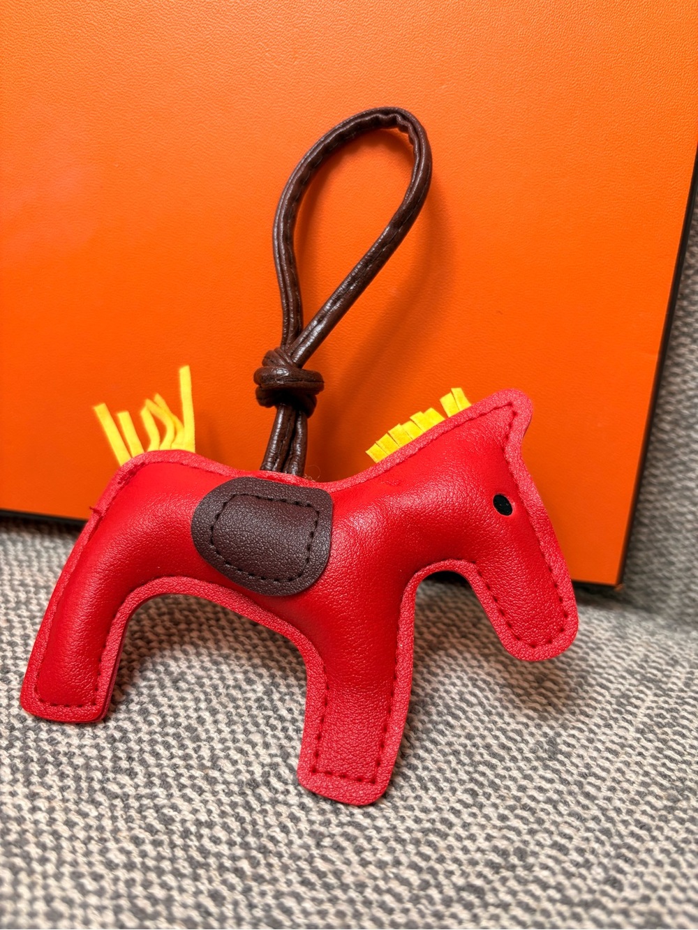 Faux Leather Horse/Pony Bag Charm